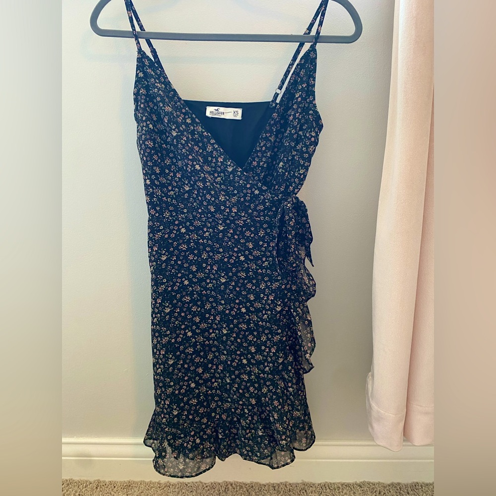 Hollister Floral Wrap Dress